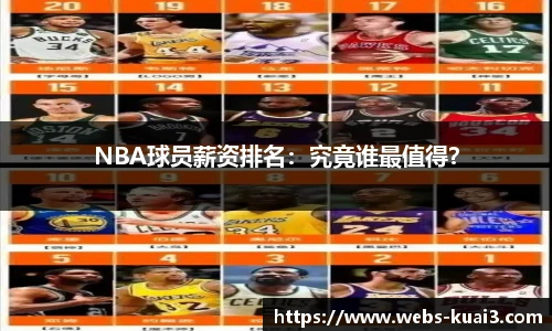 NBA球员薪资排名：究竟谁最值得？